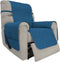Easy-Going Sofa Slipcover Waterproof Recliner Chair Cover Non-Slip Fabric Couch Cover for Living Room Washable Furniture Protector for Pets Kids Children Dog Cat (Recliner,Peacock Blue)