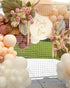 Beaumode DIY Matte Dusty Pink Peach Balloon Garland,Balloon Arch Wedding Cream Baby Shower Bridal Shower 1st Birthday Photo Backdrop Party Decoration (Dusty Pink and Peach)