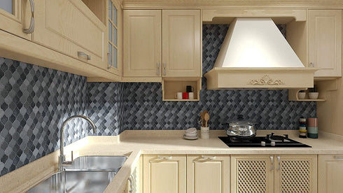 Peel and Stick Tile Backsplash - Arabesque Tile Backsplash ,Mosaic Backsplash Sticker,(10 Sheets)