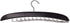 SunTrade Wooden Tie Hanger,24 Tie Organizer Rack Hanger Holder Hook (Black, 24 hooks)