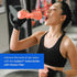 Philips Water GoZero Active BPA-Free Water Bottle with Fitness Tap Water Filter, Sport Squeeze Water Bottle, Lightweight, Blue, 20 oz with Fitness Filter, RED