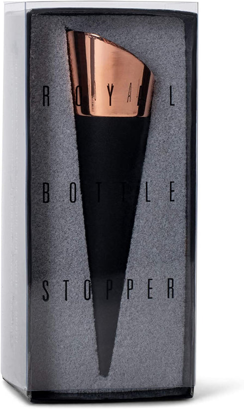 Cork Pops Rubber 4 Inch Reflective Copper Royal Bottle Stopper