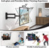Full Motion TV Wall Mount Articulating Bracket for 13-42 Inch LED LCD OLED Flat Curved Screens, Swivel Tilt Extension Rotation TV Mount Monitor Max VESA 200x200mm up to 44lbs by ERGO-INNOVATE