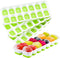 Ice Cube Tray 4 Pack, Silicone Ice Cube Trays with Removable Lid Easy-Release Flexible Ice Cube Molds 14 Cubes per Tray for Cocktail, Whiskey, Baby Food, Chocolate, Drinks, Fruit, BPA Free Freezer