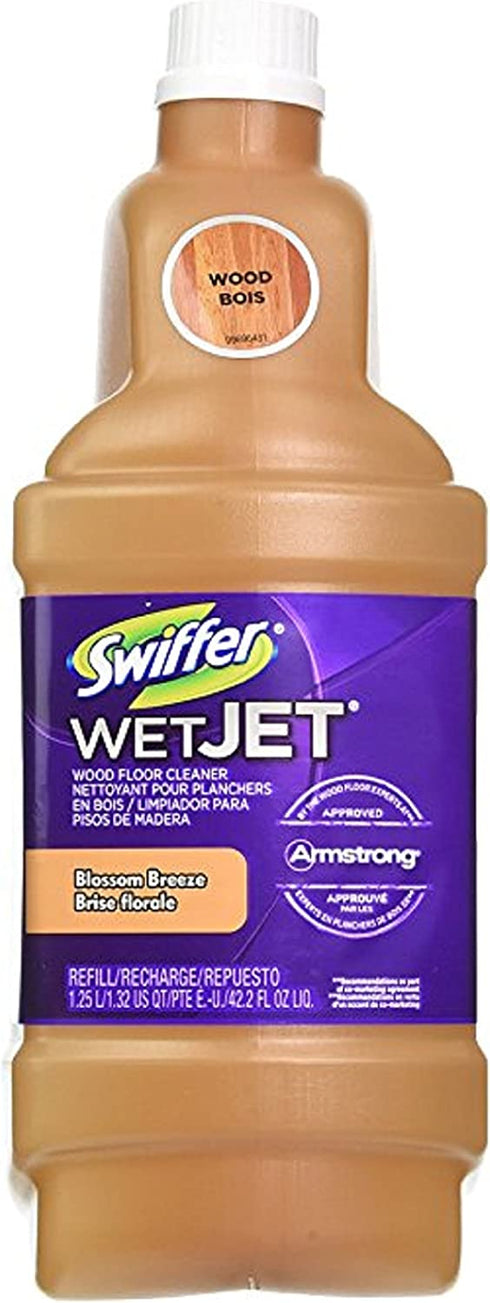 Procter & Gamble 23682 Swiffer WetJet Wood Floor Cleaner 1.25L (Pack of 2)