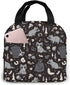 tianls Trashy Raccoons Lunch Bag Tote Bag Lunch Bag for WomenMen Lunch Box Insulated Lunch Container, One Size