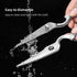 WAK Kitchen Scissors, Multi-Functional Kitchen Shears, Professional Stainless Steel Chopping Scissors, Heavy Duty Come Apart Shears, Easily Cut Poultry, Meat, Fish, Bottle Opener, Nutcracker
