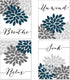 Relax Soak Unwind Breathe Bathroom Wall Decor, Bathroom Wall Art, Bathroom Pictures Wall Decor, Bathroom Decor Wall Art, Teal Blue Bathroom Decor, Bathroom Decor (Set of 4, 8X10in, Unframed)