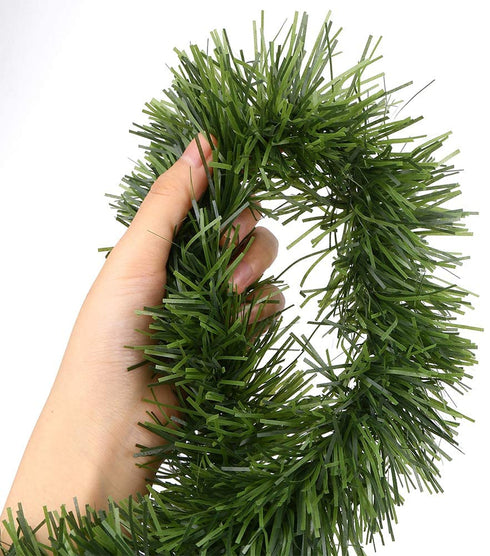CCINEE 33 Feet Christmas Garland Artificial Vine Soft Greenery Garland Decoration for Christmas Decor Holiday Wedding Decoration