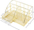 Desk Organizer for Women,Cute Mesh Office Supplies Accessories Essentials Caddy with 5 Compartments+1 Mini Sliding Drawer for Home & Office Desktop Organization & Decor, Gold