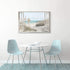 Hardy Gallery Coastal Beach Picture Wall Art: Beach Theme Window Canvas Art Prints Seascape Artwork for Bedroom (36? x 24œ x 1 Panel)