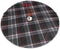 Christmas Tree Skirt 48 Inch Buffalo Plaid Black White Red Xmas Holiday Party Supplies Large Tree Mat Decor for Indoor Outdoor Home Ornaments