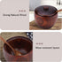 Solid Wood Spice Jar, Sugar Bowl with Spoon and Lid Salt Pepper Seasoning Box for Home Kitchen
