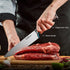 Chef Knife, Classic Kitchen Knife with Knife Sharpeners, High Carbon German Stainless Steel Chopping Knife with Ergonomic Handle- LauKingdom (chef knife with sharpener)