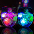 12 Pieces Multi Color LED Flashing Blinking Glowing Light up Ice Cubes Liquid Sensor for Drinks Party Wedding Bars Christmas