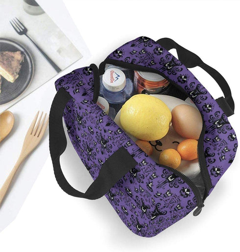 MSGUIDE Haunted Mansion Insulated Lunch Bag Leakproof Cooler Lunch Box for Men Women Adult - Reusable Thermal Tote Bag for Office Work School Picnic Beach