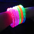 24 Pack Glow Sticks Bracelet Glow in The Dark, 6 Color LED Bracelets Party Supplies for Kids and Adults Led Glow Party Accessories Light Up Toys Bulk