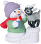 Hallmark Keepsake Christmas Ornament, Year Dated 2021, Snow Buddies Snowman and Goat