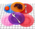 Everyday Plates set of 12 - Unbreakable and Reusable 10 inch Plastic Dinner Plates, 6 Assorted Color | Dishwasher Safe,BPA Free