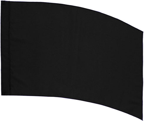 DSI Color Guard Practice Flag (PCS) - Curved Rectangle - Black