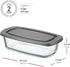 Superior Glass Loaf Pan With Cover - 2-Piece Meatloaf Pan With BPA-free Airtight Lids - Grip Handles for Easy Carry from Hot Oven To Table - Loaf Pans For Baking Bread, Cakes, Pasta.