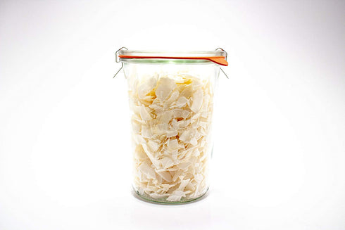 Weck Canning Jar 743-3/4 L Weck Mold Jars made of Transparent Glass - Eco-Friendly Canning Jar - Food Storage Containers with Lids Airtight 1 Jar with Keep Fresh Cover