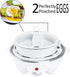 Brentwood TS-1045W Electric 7 Egg Cooker with Auto Shut Off, White, One Size