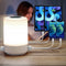 Bedside Lamp with USB Port, Touch Lamps for Bedrooms Living Room, 13 Colors RGB Dimming Lamp Touch Night Light, Christmas Birthday Gift for Kid and Adults¦