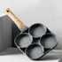 Egg Frying Pan?Non Stick Egg Cooker Pan Compatible with All Heat Sources,for Egg Burger/Breakfast Pancake Pan/Omelette?Suitable for Gas Stove & Induction cooker(four section)