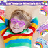 KMUYSL Valentines Day Cards for Kids with 36Pack Heart Shaped Glasses, Valentine Party Favors Kids Toys Set with Valentines Cards Kids Exchange Cards for School Classroom, Ideal Valentine Gifts