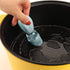 WOBILOO Glass Olive Oil Dispenser Bottle With Silicone Brush 2 In 1, Silicone Dropper Measuring Oil Dispenser Bottle for Kitchen Cooking, Frying, Baking, BBQ Pancake, Air Fryer, Marinating (1 pack) (BLUE)