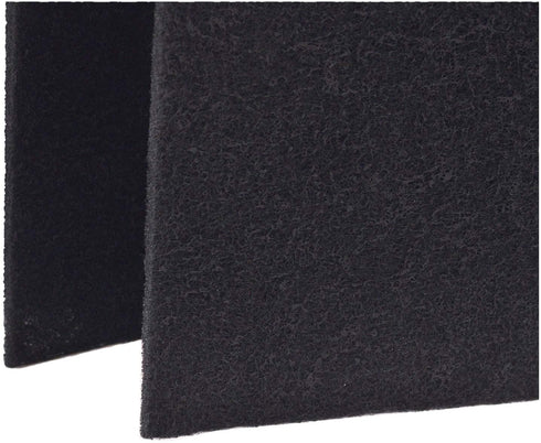 Breathe Naturally Universal 16x48 Cut-to-Fit Activated Carbon Filter (2 Pack) Charcoal Air Filter Sheet for Air Purifiers