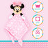 Disney Baby Minnie Mouse Plush Stuffed Animal Snuggler Blanket - Pink