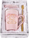Aunticorn Coffee Mug - Best Aunt Mug - Auntie Gifts for Women - Aunt Gifts from Niece Nephew - Aunt Marble Coffee Mug for Christmas Birthday Mothers Day 14 Oz with Gift Box Coaster Spoon