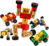 TOWO Wooden Transforming Vehicle Robot - Transfigures Toys for Travel Toys - Construction Toys Building Set - Wooden Transforming Toys 3 Year Old Boys Girls Holiday -Stocking Fillers Stuffers -Red