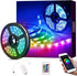 Lepro Led Strip Lights 16.4ft Smart Light Strips with App Control Remote, 5050 RGB Led Lights for Bedroom, Music Sync Color Changing Lights for Room Party