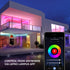 Lepro Led Strip Lights 16.4ft Smart Light Strips with App Control Remote, 5050 RGB Led Lights for Bedroom, Music Sync Color Changing Lights for Room Party