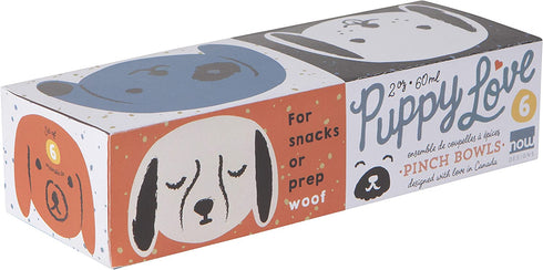 Now Designs Dog Shaped Pinch Bowls, Set of 6