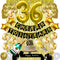 Gold 36th Birthday Decorations Kit, Cheers To 36 Years Banner Balloons,36th Cake Topper Birthday Sash, Gold Tinsel Foil Fringe Curtains, for 36 Birthday&Anniversary Decorations