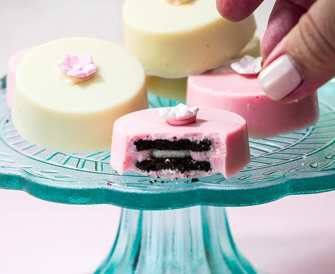 Oreo Mold - 3 Pack, 6 Cylinders Each - Cookie Molds Perfect for Plain or Chocolate Covered Oreos - Round Molds for Candy, Cookies and Chocolate, and Even Soap Molds - Made from Non-Toxic Plastic