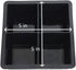 witice Large Ice Cube Trays Silicone (2.5-Inches) - Whiskey Ice Cube Mold, With Easy Release Ice Cubes for Whiskey and For Cocktail,Food Grade (Black 2 Tray)
