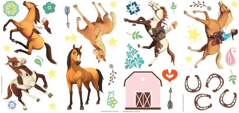 RoomMates RMK4124SCS Spirit Riding Free Peel and Stick Wall Decals