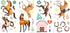 RoomMates RMK4124SCS Spirit Riding Free Peel and Stick Wall Decals