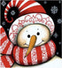 ACANDYL Paint by Number Snowman DIY Painting Paint by Number Kits for Adults Kids Beginner Christmas DIY Canvas Painting by Numbers Acrylic Painting Paint by Number Christmas Snowman 16x20 Inch