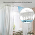 Ceiling Curtain Track, Curved Curtain Track Ceiling Mount Flexible Ceiling Track with Curtain Track System, Alloy Plastic Ceiling Track Room Divider For Bay Window Bunk Bed RV Curtain (3Meters White)