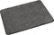 ITSOFT Non-Slip Polyester Dirt Trapper Door Mat Indoor Outdoor Entrance Rug for Front Door Super Absorbent, Machine Washable, 35 x 24 Inches Black & White