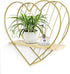 MAZJOARU Gold Floating Shelf for Wall, Heart Shelf Wall Mounted Metal Wood Hanging Shelf for Bathroom Cute Modern Wooden Wall Shelf for Bedroom Living Room Kitchen Children Room Decor Gift