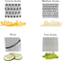 KitchenAid Gourmet 4-Sided Stainless Steel Box Grater with Detachable Storage Container, 10 inches tall, Black