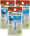 Zilla Mini Halogen Lamp Reptile Bulb, 50-watt, Day Blue (3 Pack)