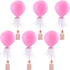 Pink Tutu Tulle Balloons Centerpieces with Candy Box for Baby Shower Girls Decorations Birthday Party Weddings Princess Party Cake Dessert Table Balloons Tulle Cover,6 Pack